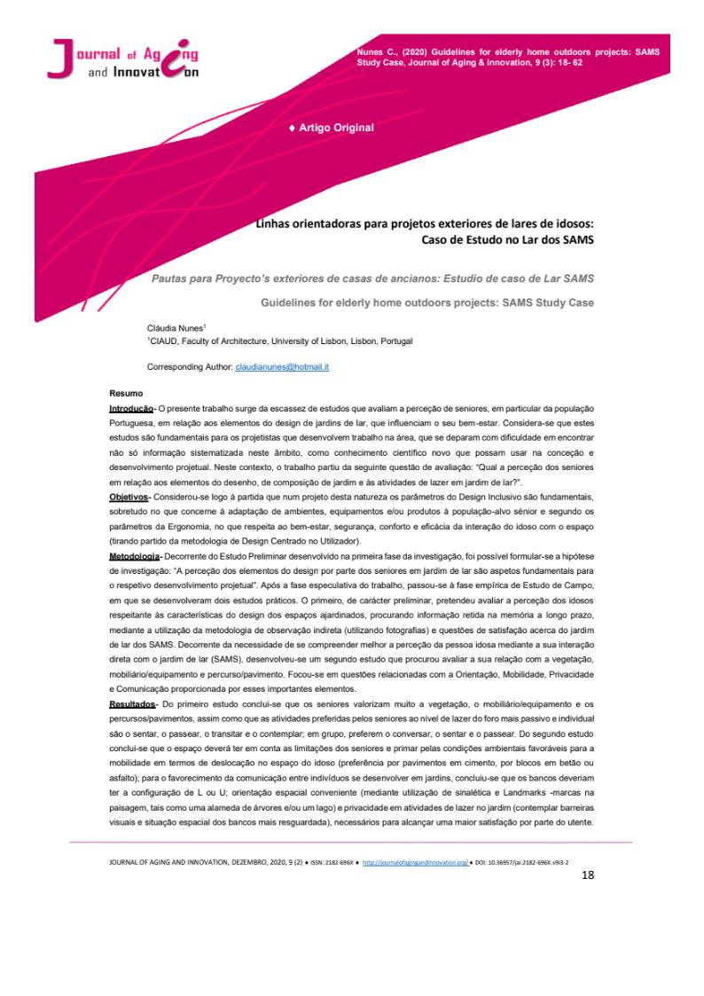 Guidelines For Elderly Home Outdoors Projects SAMS Study Case Guidelines for elderly home outdoors projects sams study case
